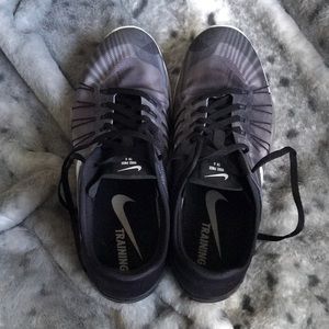 Grey black n white Nike sneakers